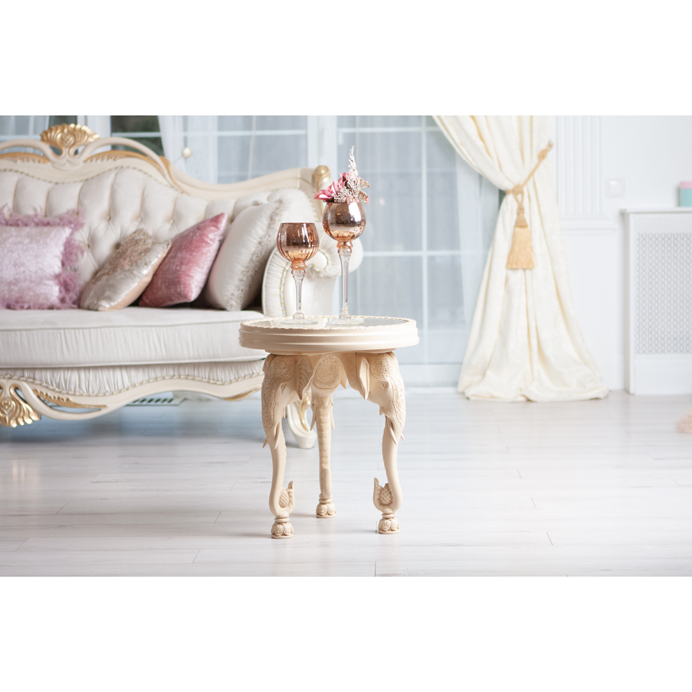 13062 Стол Слон 2 Айвори BOGACHO 4627138231050 - Вид №9