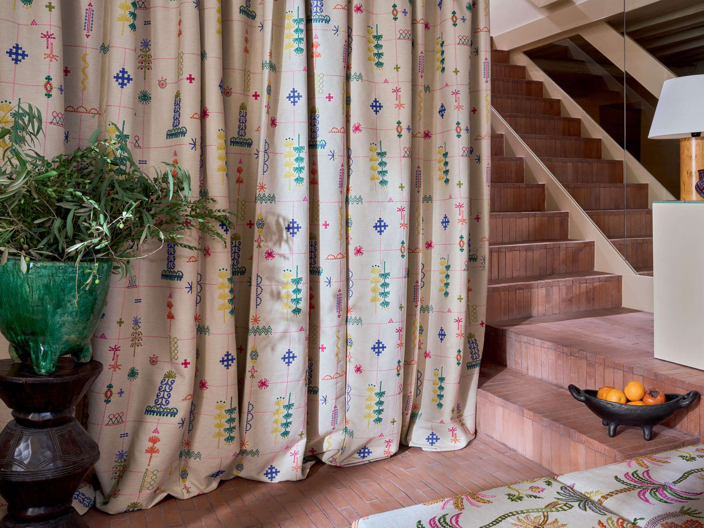 Хлопчатобумажная и льняная ткань для штор Élitis Menara ARCH-00149451 - Вид №2