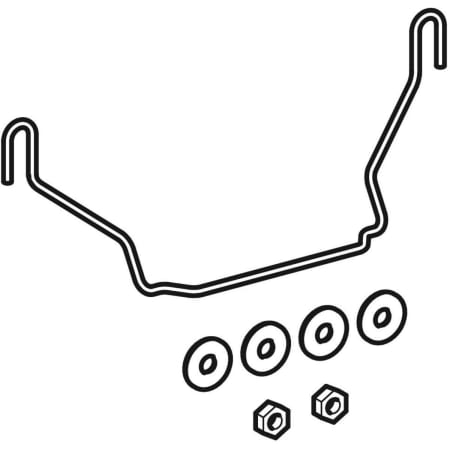 551064000 Крепеж Geberit для полупьедестала для раковины, Kerafix Geberit  - Вид №1
