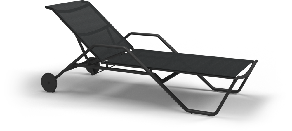 180 Stacking Lounger with Arms  Gloster Лежак 180 