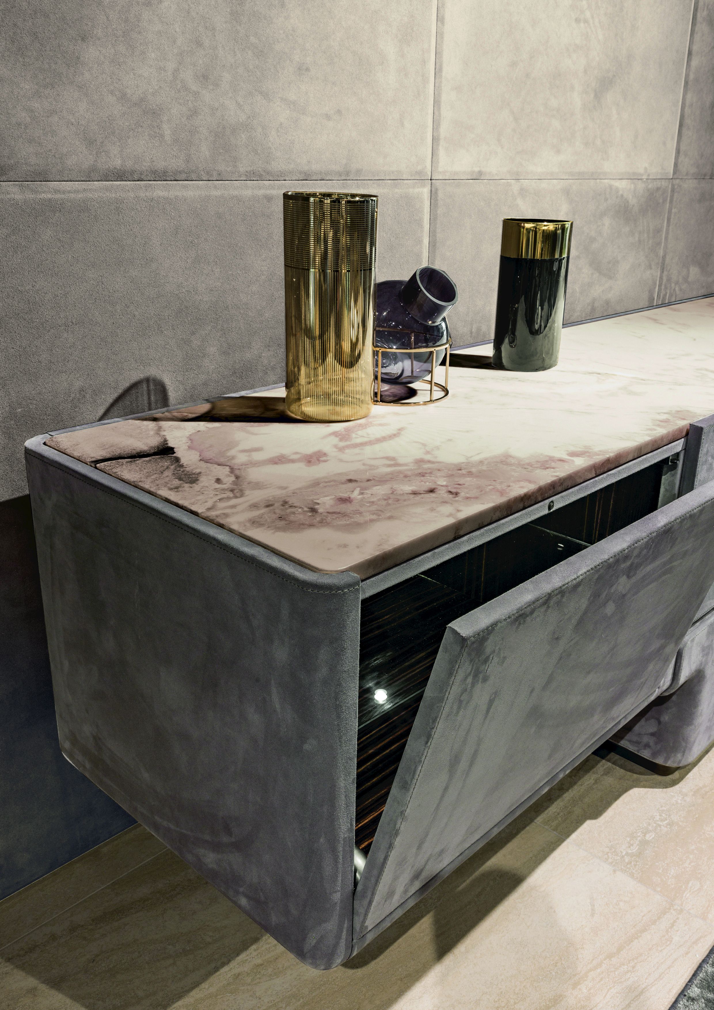 Кожаный шкаф с ящиками Longhi Loveluxe 2019-Rhythm collection ARCH-00139932 - Вид №3