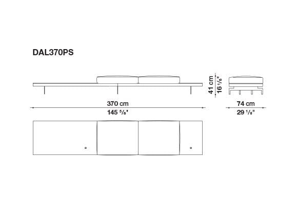 3-местный тканевый диван B&B Italia док ARCH-00033457 - Вид №73