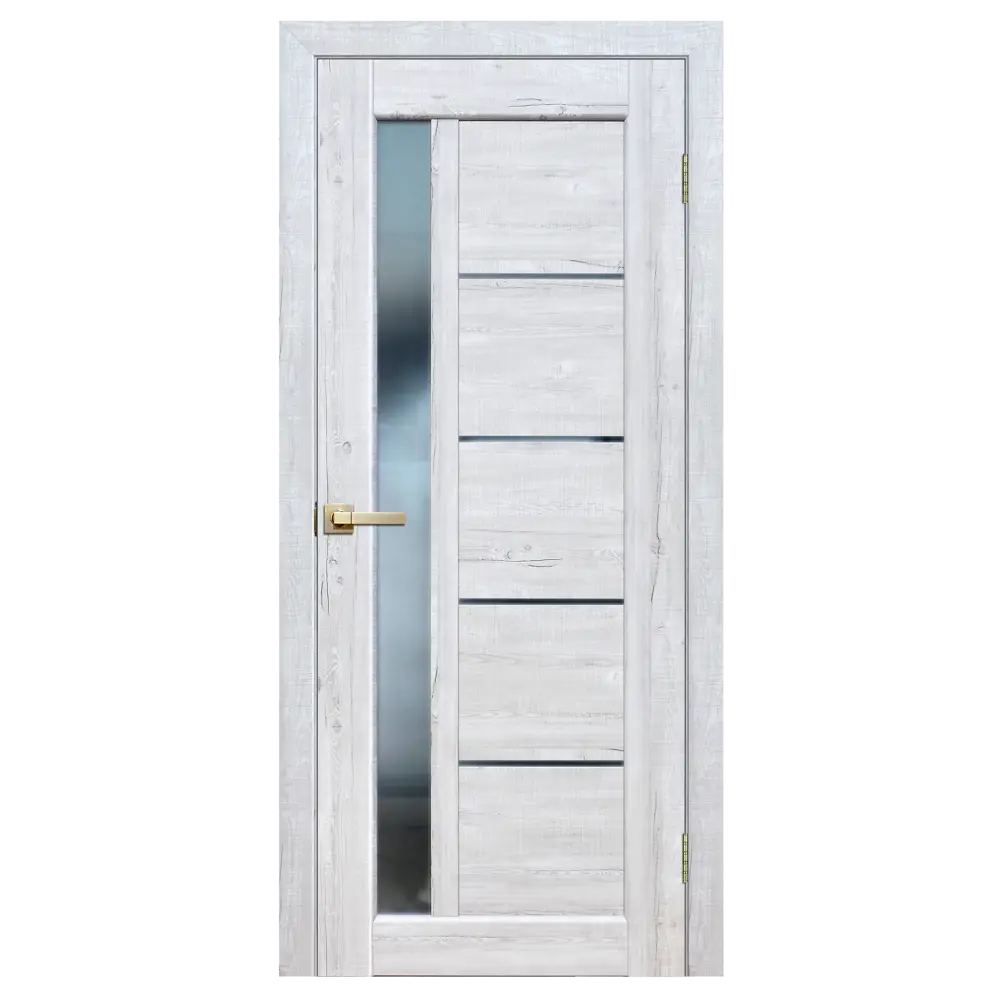 Комплект двери Artens Брио со стеклом 90x200 см ПВХ цвет сосна тоскана с добором 100 мм STLM-2062937