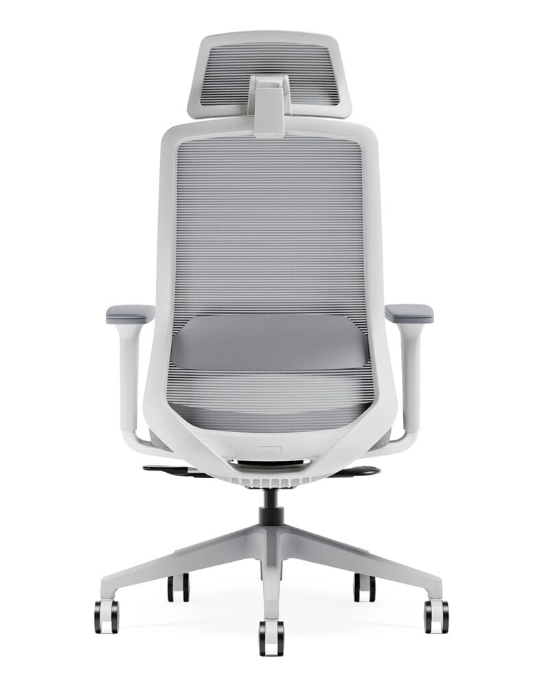 Тканевое регулируемое по высоте кресло с откидывающейся спинкой с колесами WORKSPACE GEO ARCH-00141128 - Вид №3