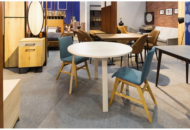 1359 Стол обеденный Сканди Жемчужно-белый R-HOME 40034521h_Жемчуг - Вид №2