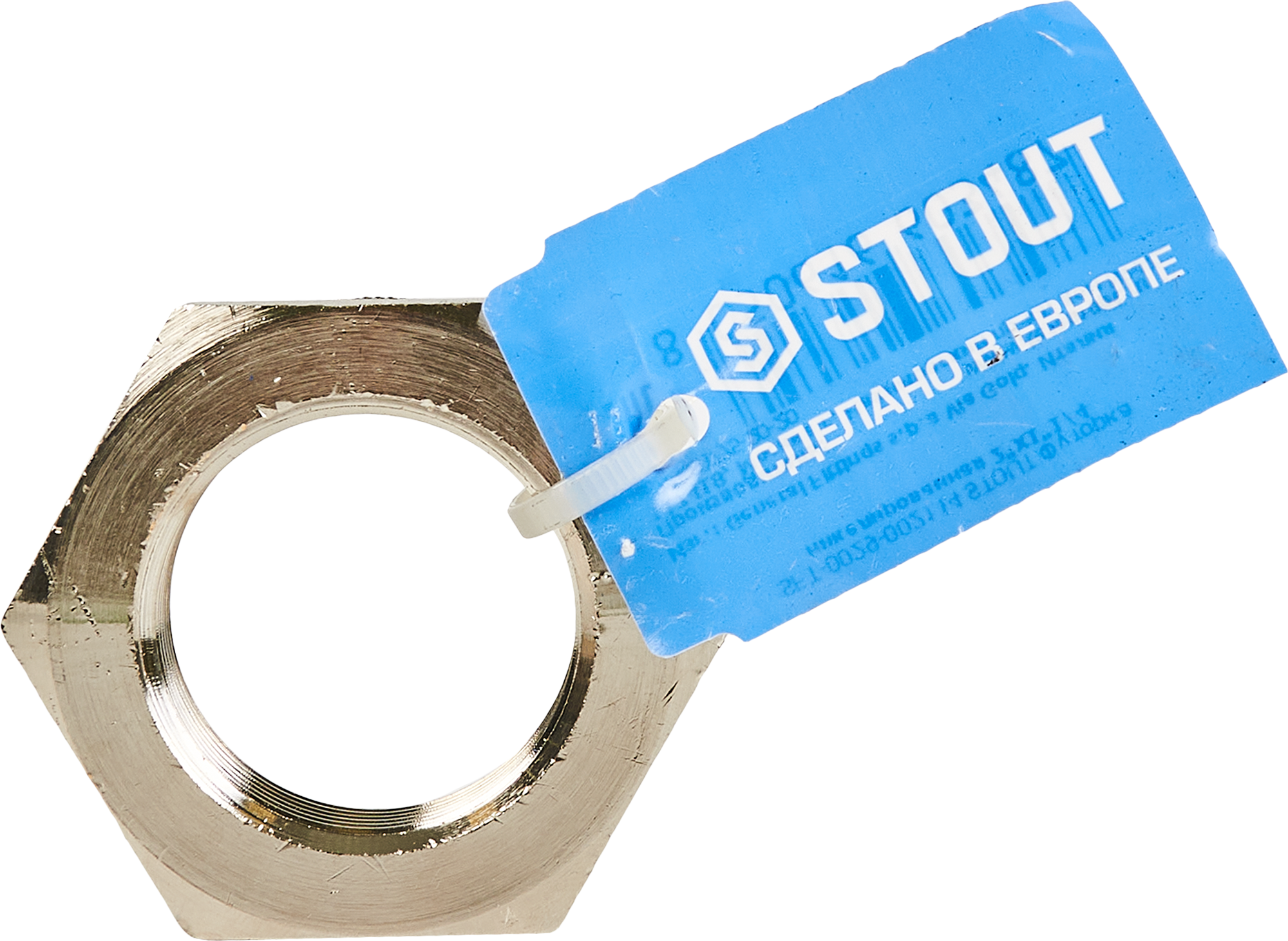 Футорка латунная STOUT 2x1¼" никелированная 82239054 STLM-0022680 - Вид №2