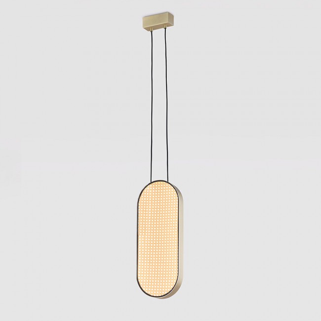 092122 Люстра овальная латунная Aromas del Campo Tant  - Вид №2