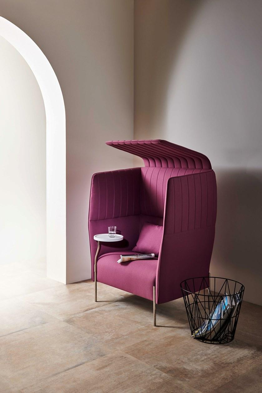 ESTEL GROUP Мягкое кресло из ткани с высокой спинкой Dolly sun-id-1471007 - Вид №1