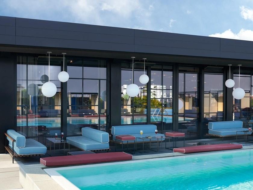 SLIDE Подвесной светильник уличный из полиэтилена Globo sun-id-1454063 - Вид №1