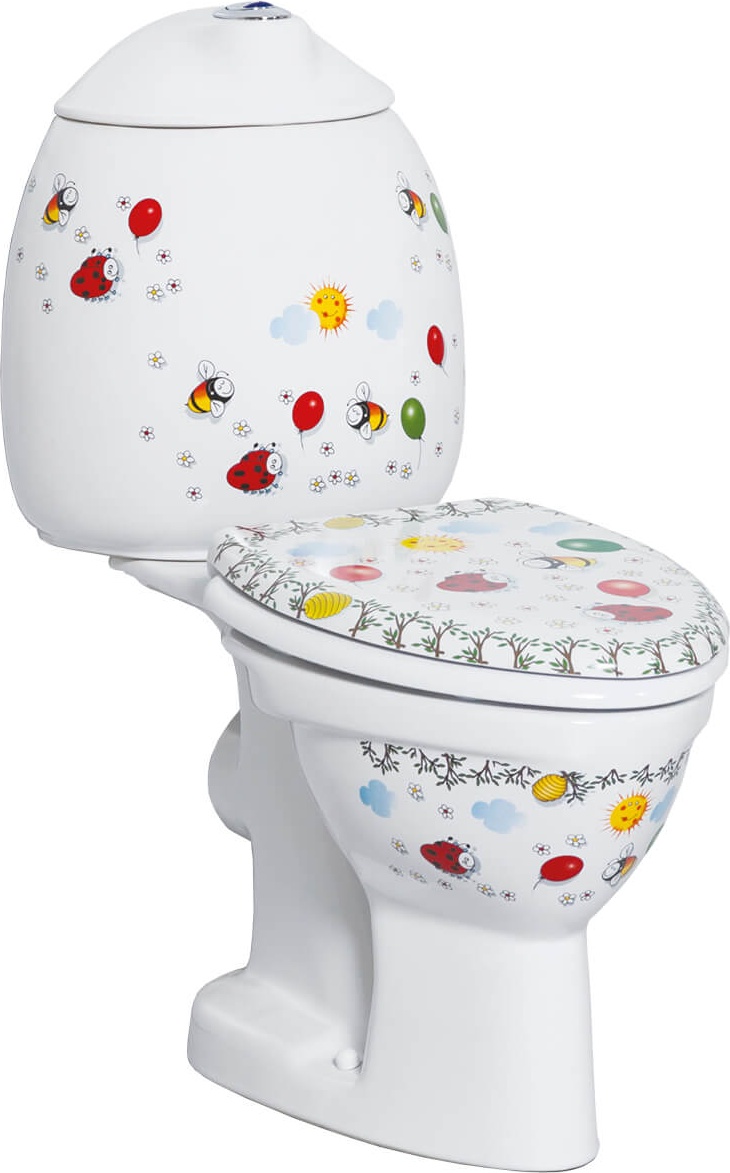 CK310-11CB00E-FF00
+KC0802.01.1000E COCUK ДЕКОР Унитаз детский+Крышка Creavit 