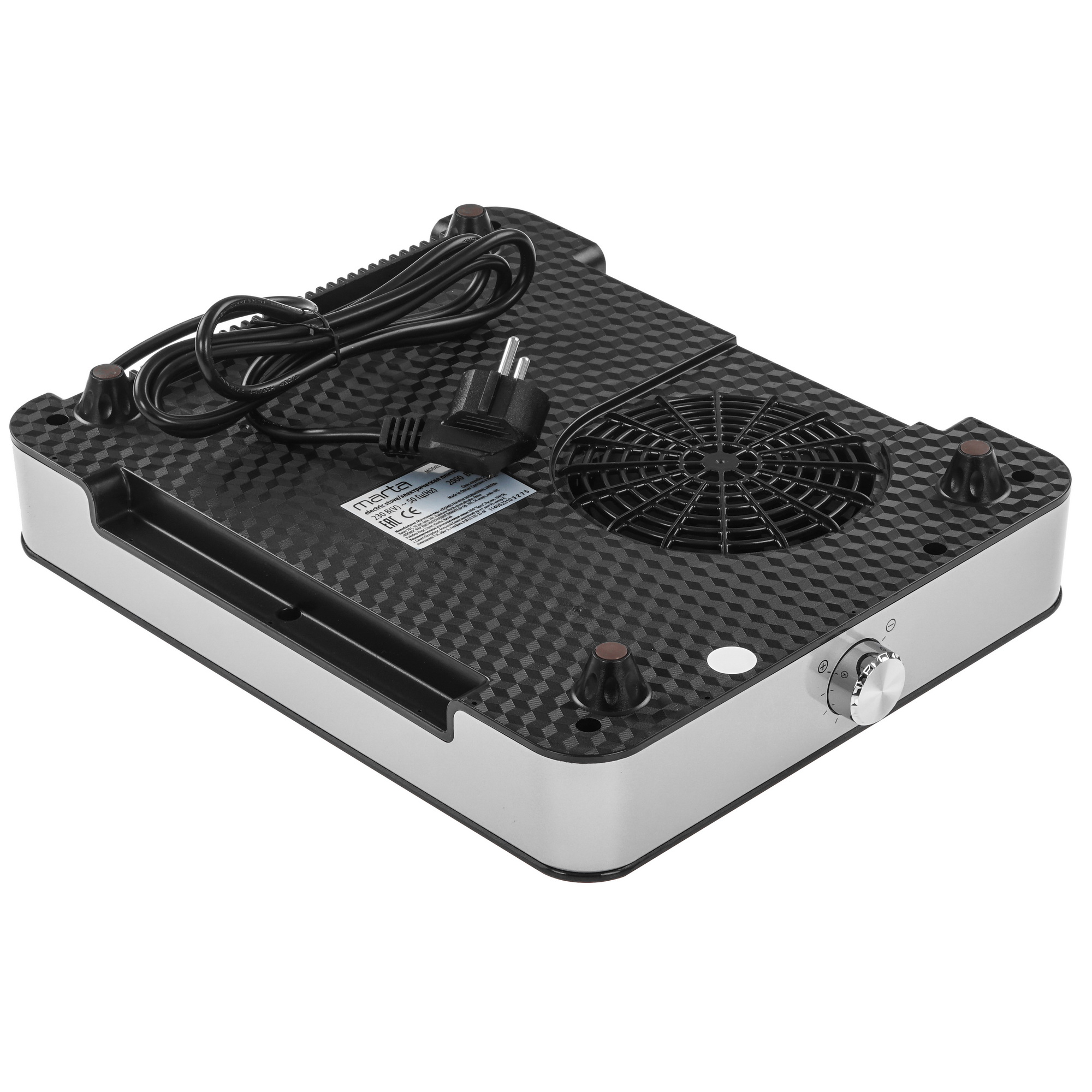 9033632 Плита компактная электрическая MARTA MT-4211 белый STDN-0101751 - Вид №3