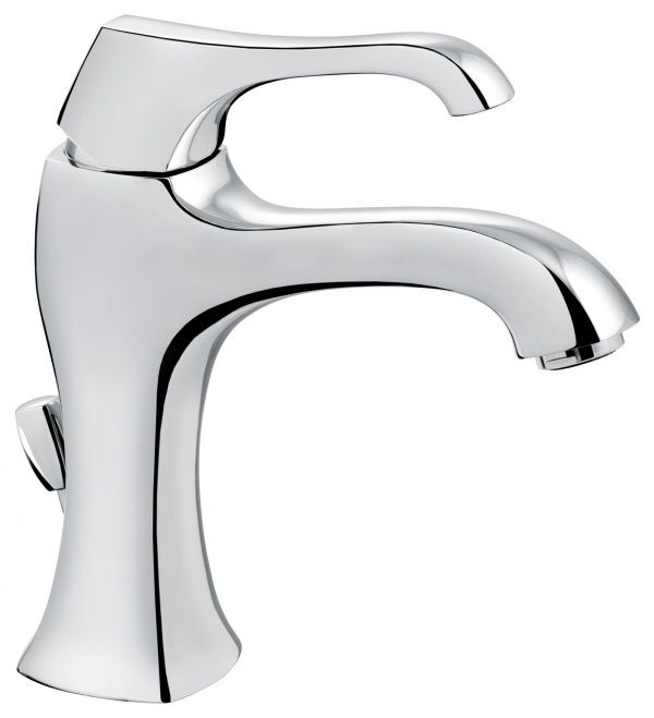 76003CR Смеситель Ares с донным клапаном для раковины, цвет хром EMMEVI