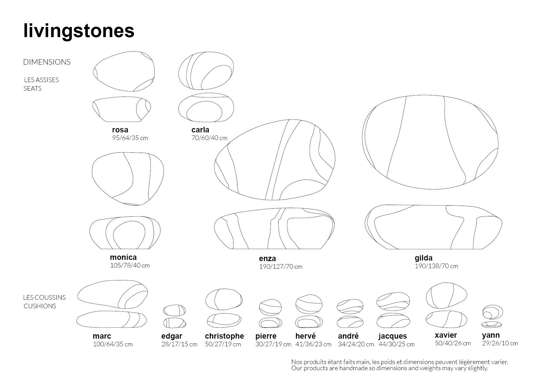 Шерстяной диван smarin Livingstones - ARDA pebble system ARCH-00065964 - Вид №6