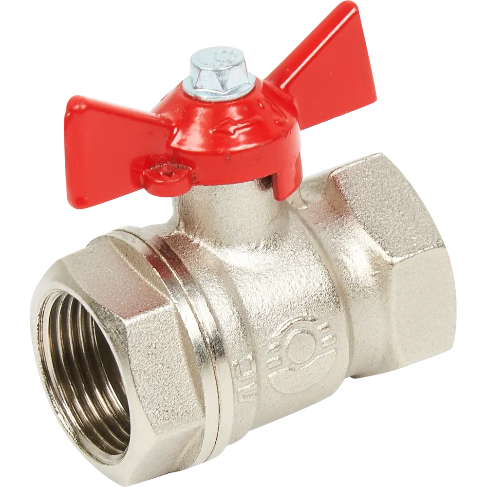 Шаровой кран Valfex 3/4" с ручкой-бабочкой для водопровода 84505437 STLM-1422914