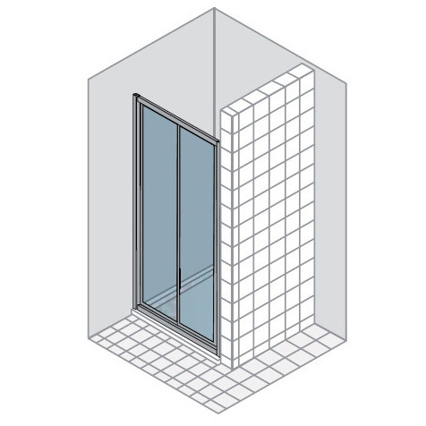 CUFT Quadra collection Складная дверь DUKA 45213 - Вид №1