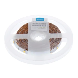 Светодиодная лента smd 5050 7.2Вт/30LED/м свет тёплый белый IP23
