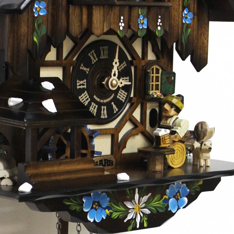 Часы настенные коричневые с кукушкой Sars 8MT SARS ДИЗАЙНЕРСКИЕ 00-3967471 Коричневый  - Вид №3