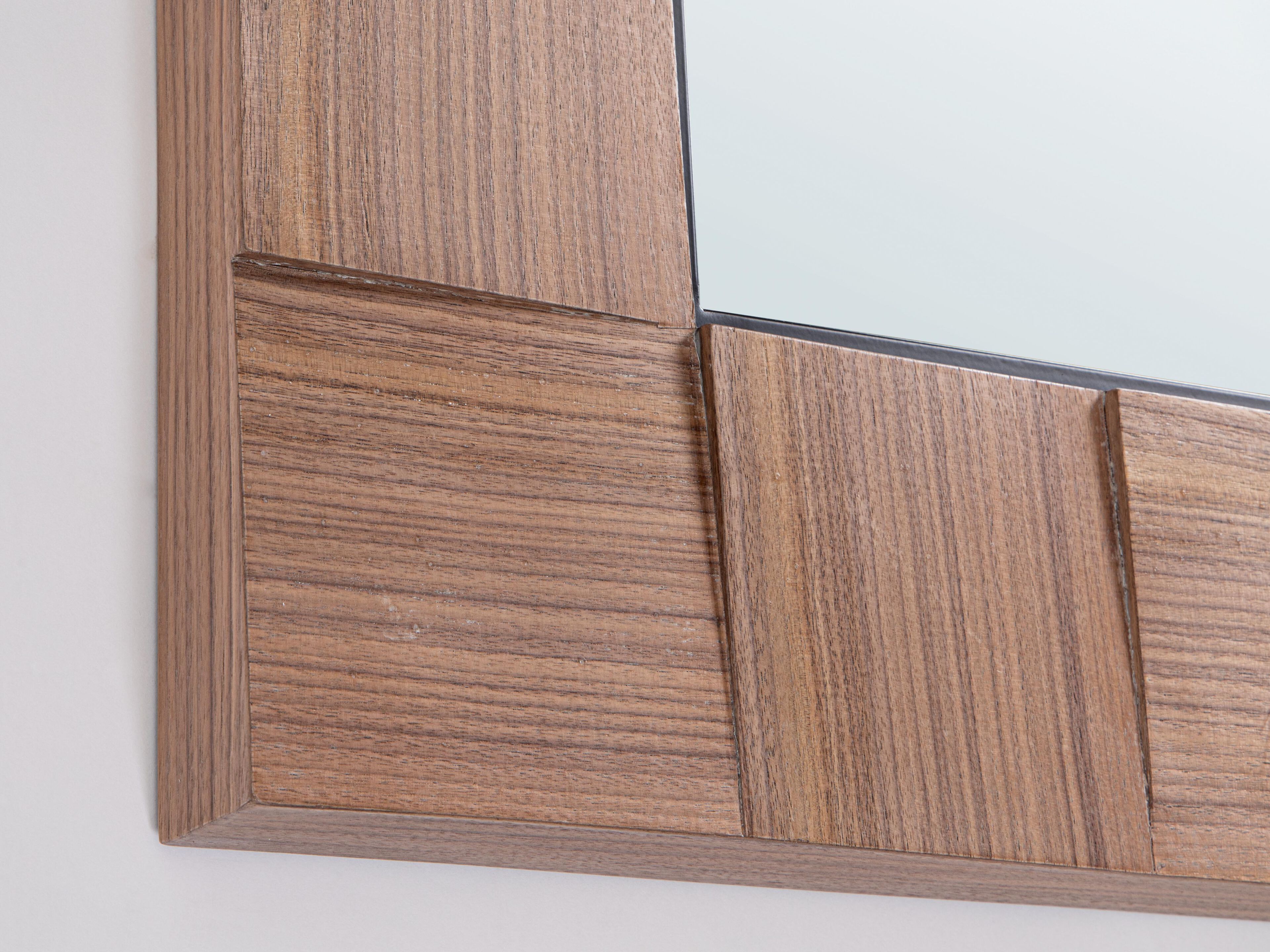 Прямоугольное зеркало из орехового дерева с рамкой BIZZOTTO ALFALDA 106X182 ARCH-00068728