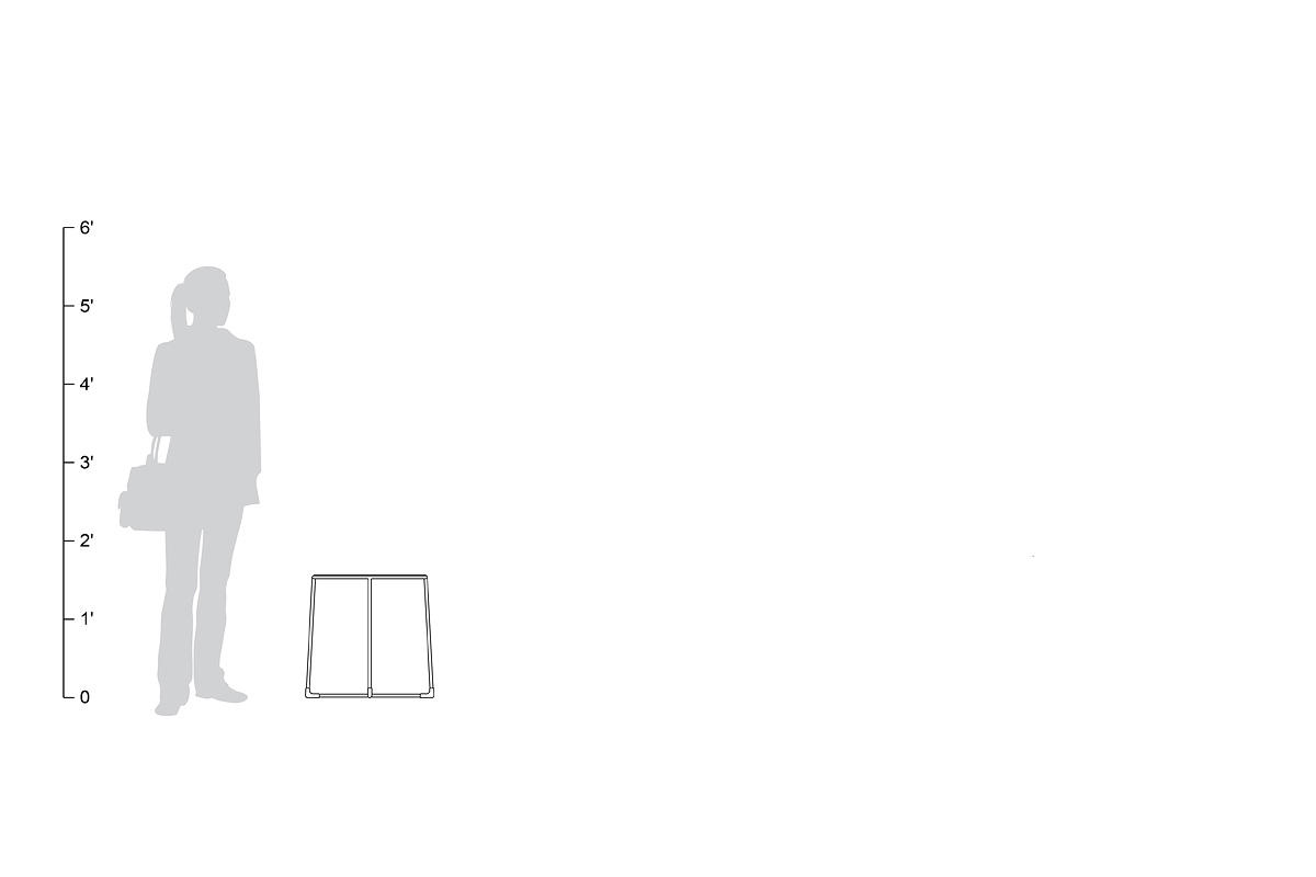 FSRT157 Стул для кафе Linia и приставной столик  Forms-surfaces  - Вид №10