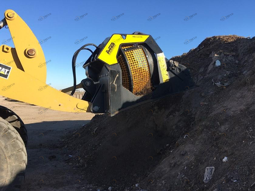 MB Crusher Просеивающий ковш для погрузчиков, мини-погрузчиков и экскаваторов-погрузчиков Mb-ls Mb-ls170