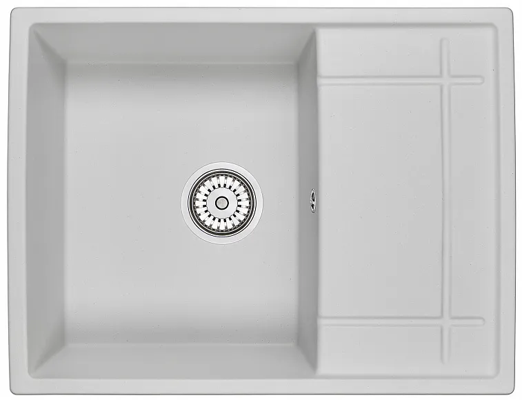 6501, АРКТИК (БЕЛЫЙ), кухонная мойка, кварц GRANULA 6501-ST171 - Вид №1