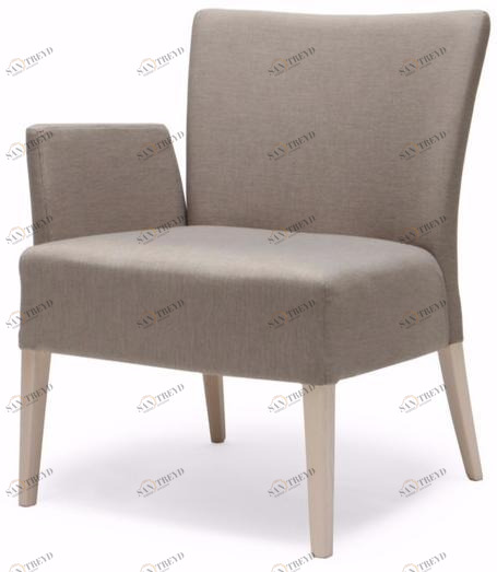 Origins 1971 Кресло с обивкой из ткани с подлокотниками Noblesse sun-id-1402220