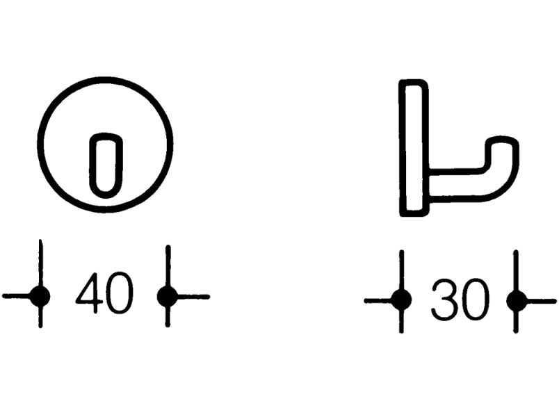 801.90B010 одиночный крючок HEWI Edition matt | Polyamid  - Вид №16