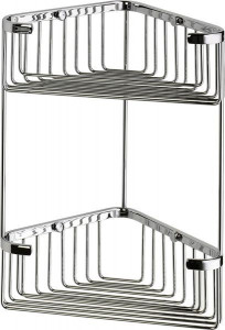 HL078/BR Sanibano, решетка угловая 2-х уровневая, цвет бронза