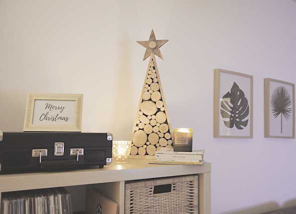 NS522 Сосновые бревна Dekoraniaevents Navidad 