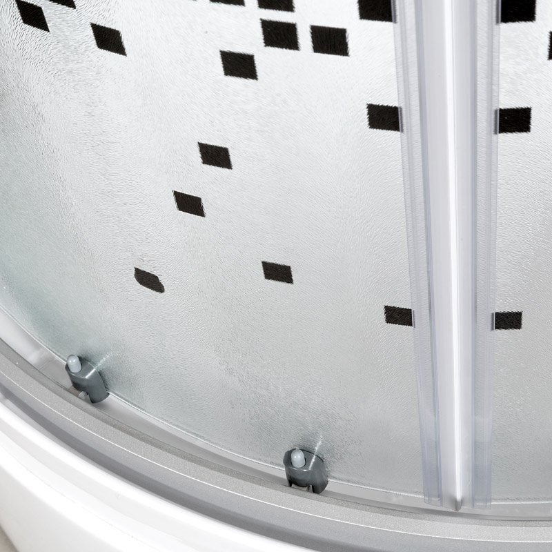 BМ4510 с гидромассажем BLACK Душевая кабина DETO Серия ВМ L 810 N без крыши BLACK - Вид №4