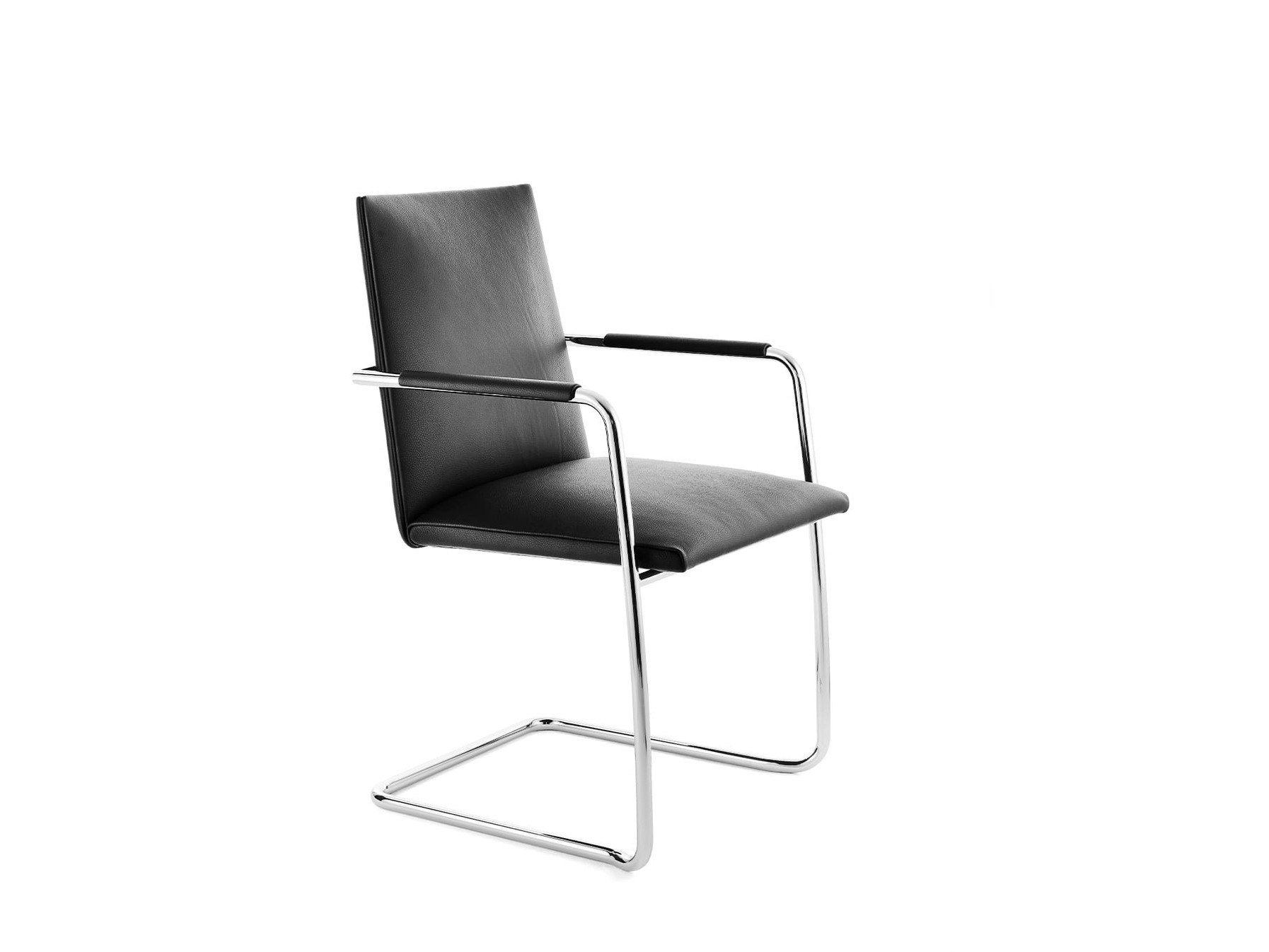 Кожаный консольный стул с подлокотниками Spiegels .leptos ARCH-00103740