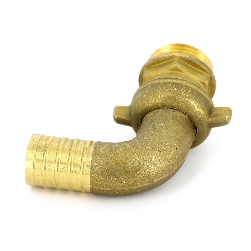 Штуцер Н угловой разъёмный TIEMME 1/2" 1500490 - Вид №1