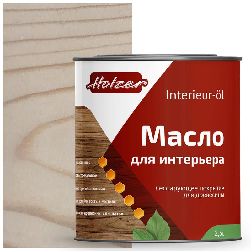 90407729 Масло для интерьера Mint25BeliyTuman цвет белый матовый 2.5 л STLM-0218179 HOLZER