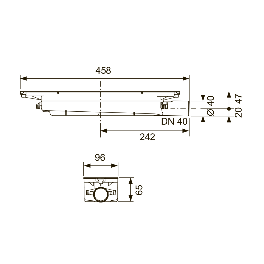 673001 Сифоны Tece TECEdrainprofile - Вид №1