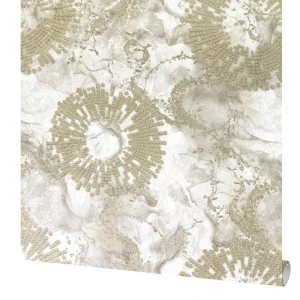 Обои флизелиновые Solo Disco бежевые 1.06 м 201902