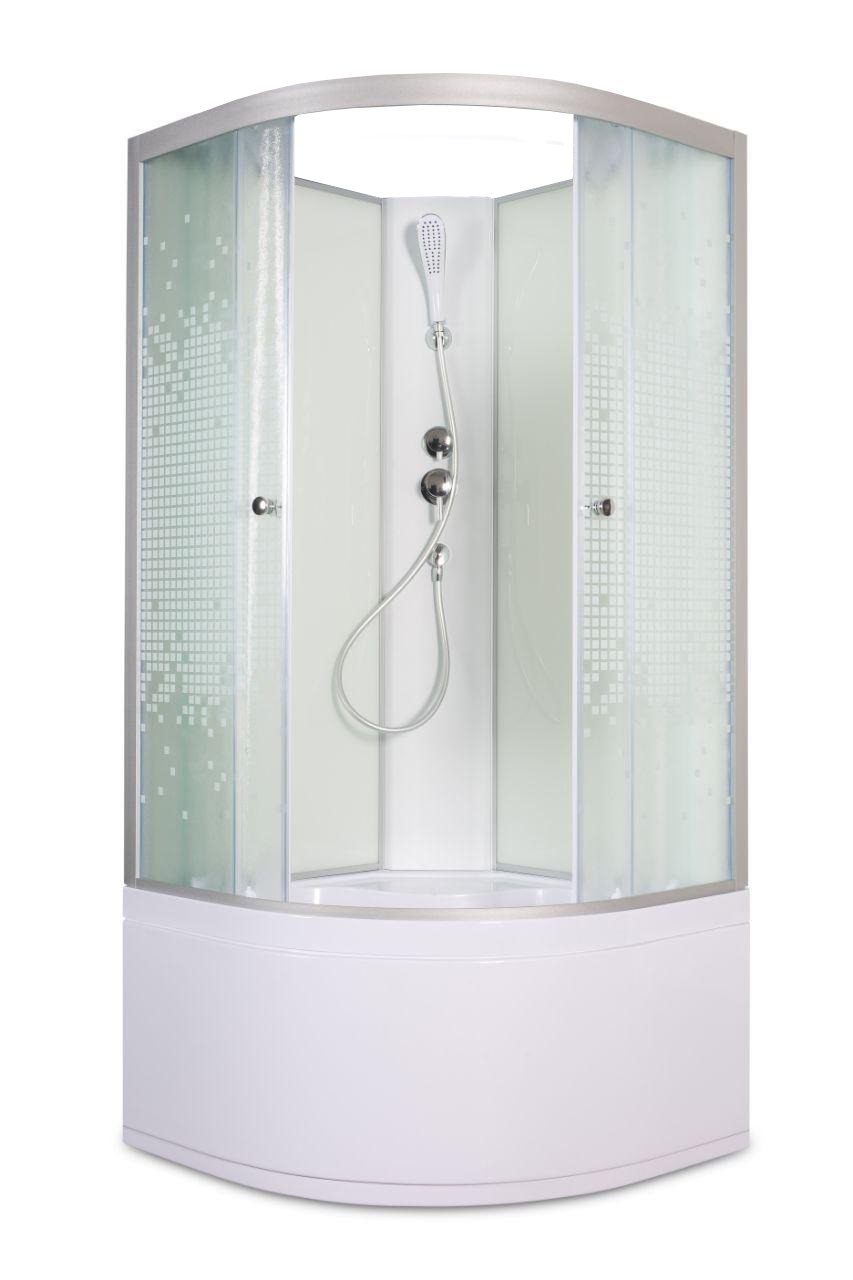 BМ1590 LED BLACK Душевая кабина DETO Серия ВМ L 980 N без крыши - Вид №25