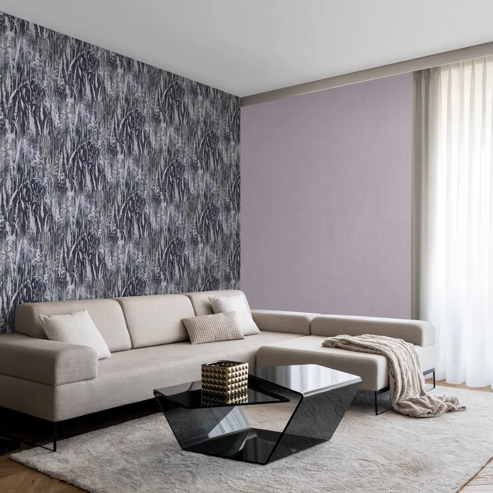 Обои флизелиновые Ateliero Oleron фиолетовые 1.06 м At285669 STLM-2068016 - Вид №4