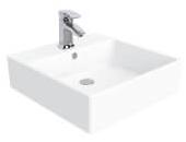 Next: Плоская квадратная раковина со столешницей 50x50 см / NX256 Next Creavit