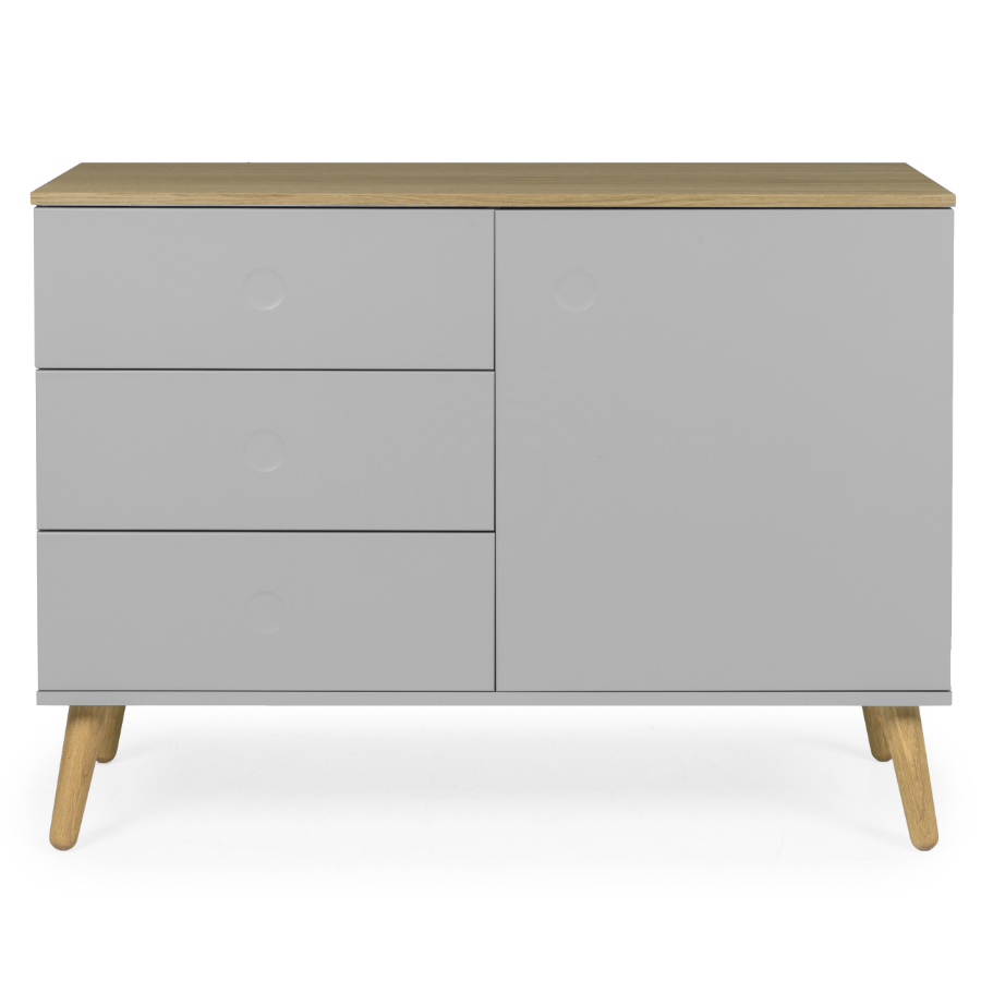 Сервант Tenzo Dot, 79х109х43 см, дуб, серый 1674612 - Вид №2