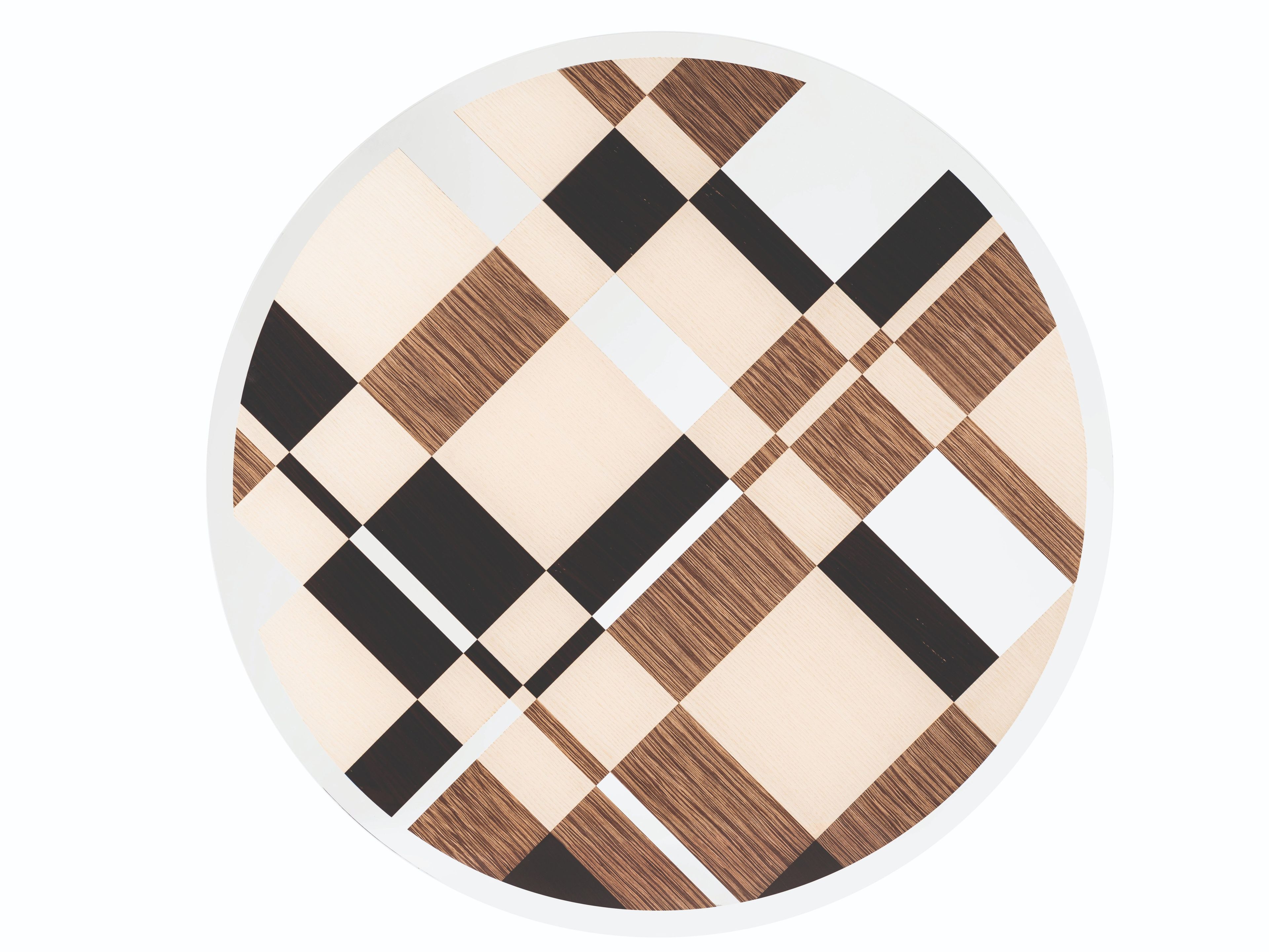 Круглый деревянный стол для гостиной Vgnewtrend Glass &amp ARCH-00113575