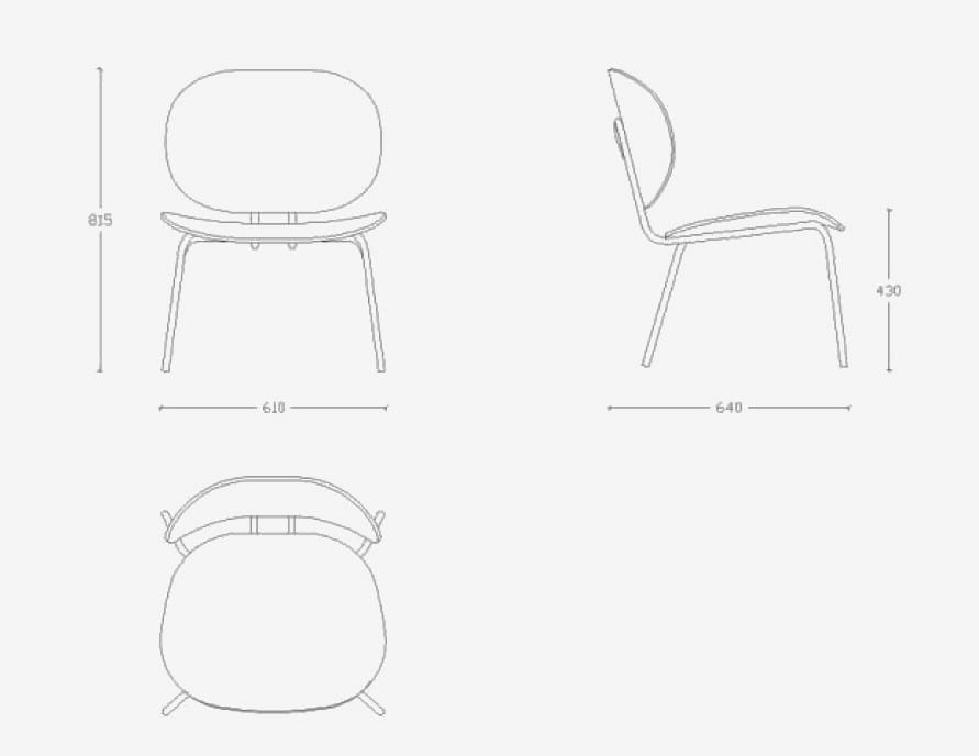 Стальной стул с мягким сиденьем ONDARRETA Hari ARCH-00051779 - Вид №11