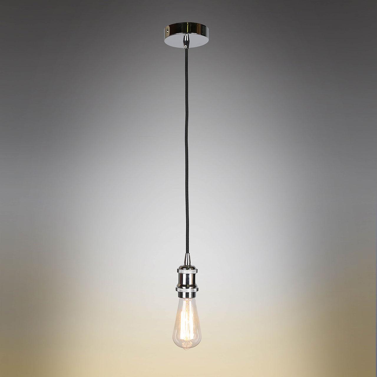 Подвесной светильник Omnilux OML-91216-01 OMNILUX 9121 196371 Хром  - Вид №1