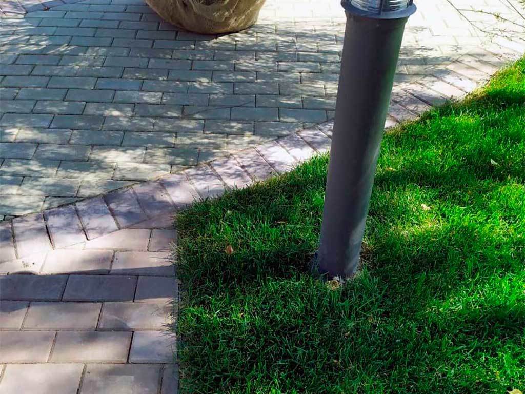 Металлический бордюр 1200*120*70*1,5 компл. ГеоПластБорд GPBST-16  - Вид №16