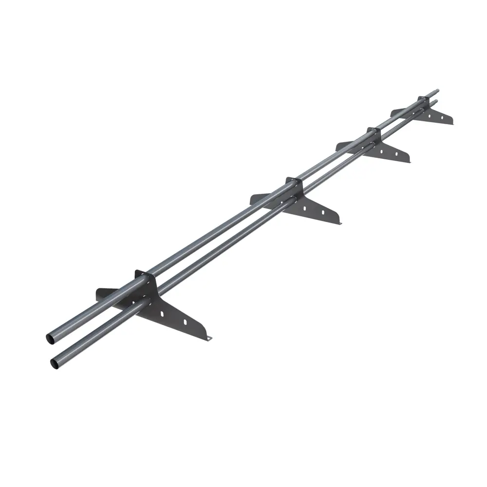 Снегозадержатель для металлической кровли трубчатый Docke 3 м RAL 7024 серый DÖCKE STLM-2182610