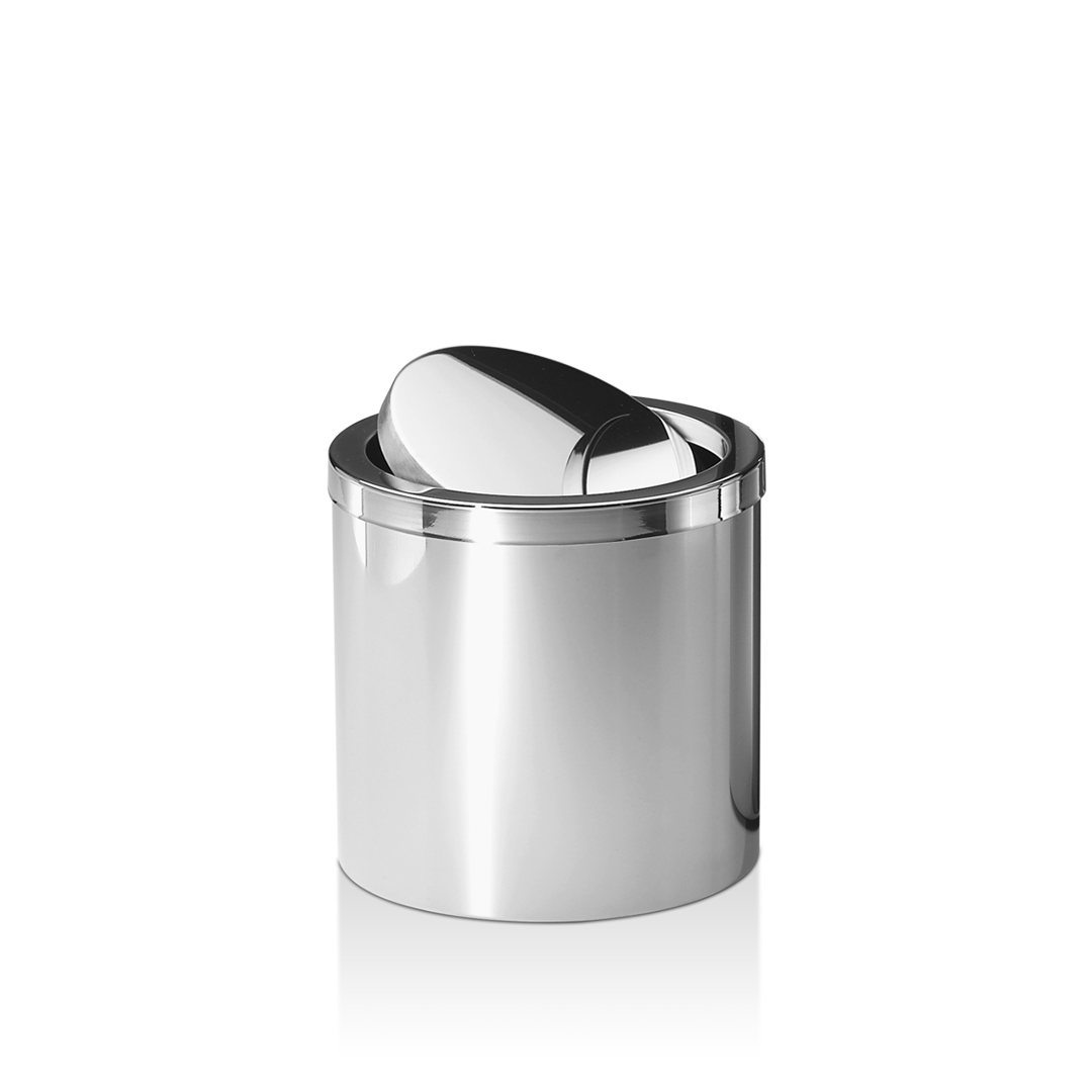 Ведра;Свободностоящие модели;С крышкой DW 125 DECOR WALTHER Черный матовый 608060  - Вид №2