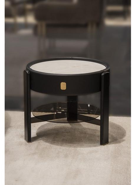 Formitalia Высокий круглый мраморный журнальный столик sun-id-1425473 - Вид №3