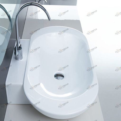 OV08050101 Накладная раковина на столешницу  овальная Disegno Ceramica 