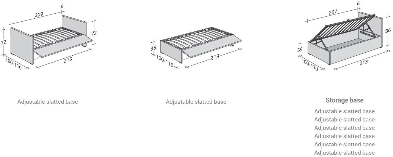 Flou Трансформируемая односпальная кровать sun-id-1509107 - Вид №10