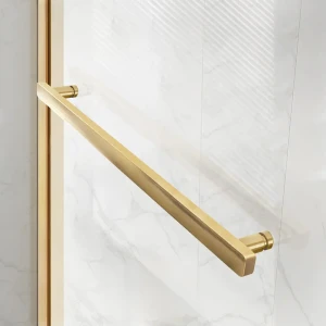 92028642 Душевой уголок Vincea Slim Soft VSR-1SS1015CLG прямоугольный 150x100см золото профиль эффект стекла прозрачный STLM-1455712