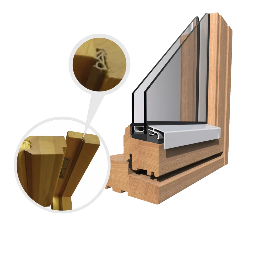 Уплотнитель для деревянных окон и дверей 17х6Мм 5.5М цвет чёрный Ultima STLM-2199792 - Вид №4